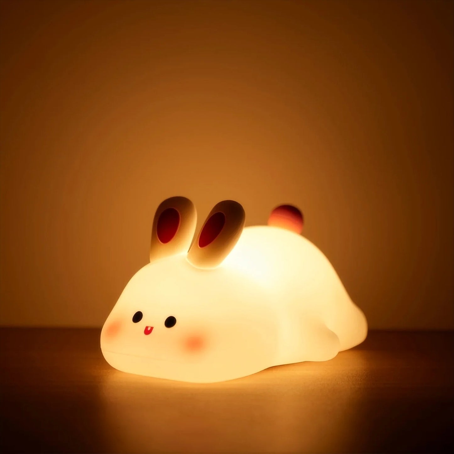 LED Animal Night Light β Soft Silicone Panda, Rabbit & Sheep Lamps (USB Rechargeable)